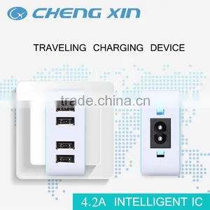 European 16amp 3 Pin Plug Schuko Socket for Wall Outlet Usb Adapter thumbnail-6