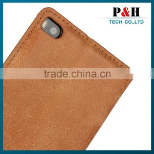 High Quality Leather Case for Huawei P7 thumbnail-4