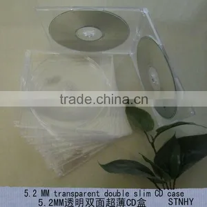 5.2mm Slim Double Clear CD Case thumbnail-1