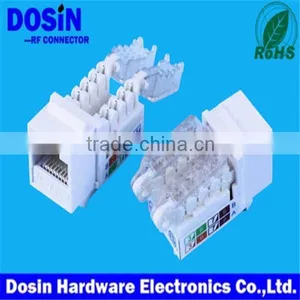 Plastic RJ45 Pcb Mount Modular Connector, Keystone Jack thumbnail-1