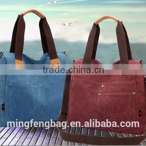 2015 New Fashionable Tote Canvas Woman Lady Bag thumbnail-2