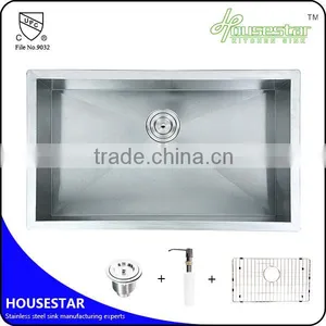 Modern Kitchen Design Large 304 Steel Undermount Single Bowl Kitchen Sink thumbnail-1
