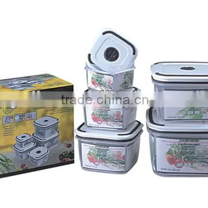10pcs Square Stackable Food Storage Box Set GL9001-B thumbnail-1