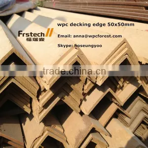 38x38 45x45 51x51mm Edge Band for Decking / Wpc Decking Floor Edge / Plastic Wood Edge thumbnail-1