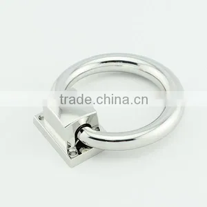 Chrome Finish Modern Circular Zinc Alloy Door Knocker thumbnail-4