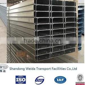 Highway Guardrail Used Galvanized Steel Beam Post C Type Post thumbnail-4