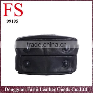 100% Genuine Leather Outdoor Hiking Backpack thumbnail-6