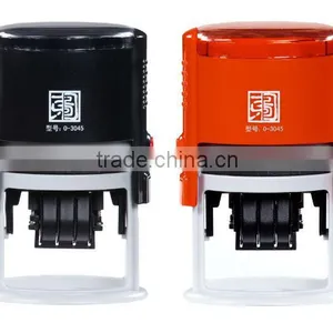 Oval 30*45 Factory Date Code Self Inking Stamp , Rubber Date Time Stamp thumbnail-2