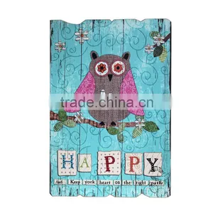 2016 Hot Selling Funny Animal Wooden Wall Printing thumbnail-4