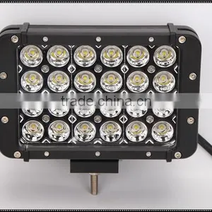 72W 4 Rows LED Work Light 12/24V Spot Flood Beam for Offroad Suv Atv thumbnail-2