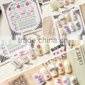1sheet Nail Art Water Decals Nail Stickers Water Transfer Sticker Charming Fantastic DIY Stickers thumbnail-5