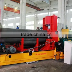 Mechanical and Hydraulic Three Roller Rolling Machine,bending Machine,folding Machine,O,U,R,CONE Shape Rolling thumbnail-1