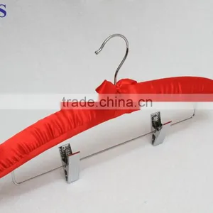 Good Quality Red Fashional Satin Pant Hanger thumbnail-1