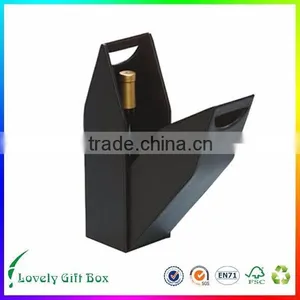 Design Cheap Custom Printed Cardboard Black Box Wine Coupon thumbnail-2