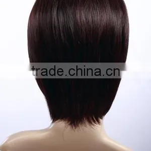 Wet and Wavy Cheap Lace Front Wig Short Wig Synthetic Bang Wholesale European Kosher Wig Distributor thumbnail-3