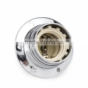 Colorful E27 Iron Lamp Socket Metal Edison Bulb Holder With Ring thumbnail-3