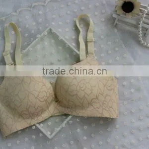 Orange Fashion Push up Bra thumbnail-1