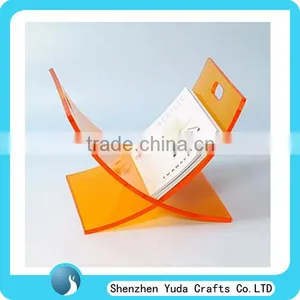 Fashionable Y- Shape Book Display Stands, Easy Detachable Book Holder With Handle, Acrylic Book Stand thumbnail-1