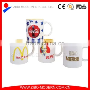Factory for Sale Zibo 11 oz Embossment White Ceramic Coffee Mug Made in China thumbnail-1