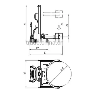Semi Electric Paper Reel Lifter thumbnail-4