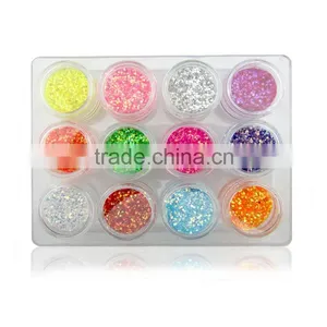 12 Color Set for Manicure Plum Sequins Beauty TIPS Desgin Sticker thumbnail-1