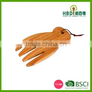 Kitchen Bamboo Salad Server/bamboo Salad Mixing Hand thumbnail-6