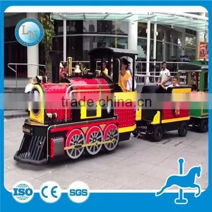 Amusement Park Electric Train Toy Children Train Ride Trackless Train Rides Thomas Train Ride for Sale thumbnail-1