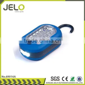 Ningbo JELO Hot Sales Promotion Super Bright 24+3LED 2 in 1 Work Light 27LED Outdoor Lamp With Hook Magnet thumbnail-1