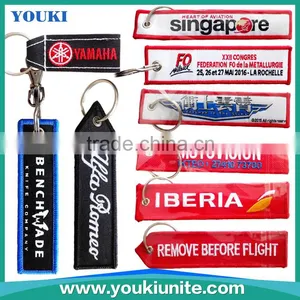 Hot Selling Key Ring Type And Embroidery Keychain YKLP-2009 thumbnail-1