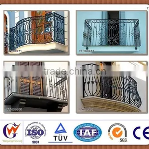 Wrought Iron Mesh Fence Gate thumbnail-1
