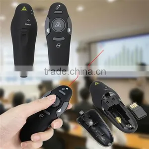 2.4GHz USB 1.1/2.0 Wireless Presenter RF Pointer Pen Remote Control PowerPoint PPT Presentation Mouse Black New thumbnail-1