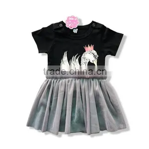 Baby Girl Lace Flower Princess Birthday Dress thumbnail-3
