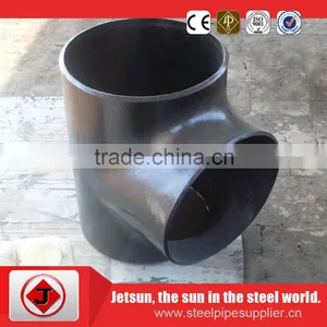 2016 High Quality Butt Welding Carbon Steel Equal Tee Sch40 thumbnail-5