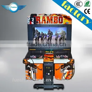 55 Inch LCD Rambo Arcade Video Game Shooting Machine /Arcade Gaming Machines thumbnail-1