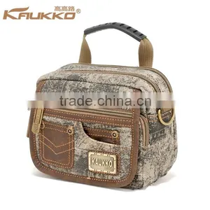 High Density Cotton Canvas Bag Boy Cycling Waist Bag for Men thumbnail-2