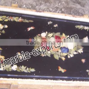 Decorative Marble Tables, Marble Inlay Dining Table Top thumbnail-2