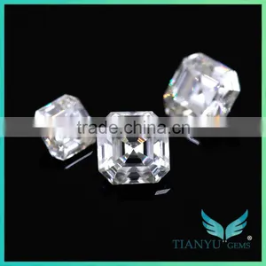 China Factory Synthetic Diamond Asscher Cut Forever Brilliant Moissanite Stones thumbnail-3