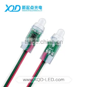 XQD WS2811 12mm DC5V RGB LED Controller Pixel String Light thumbnail-2