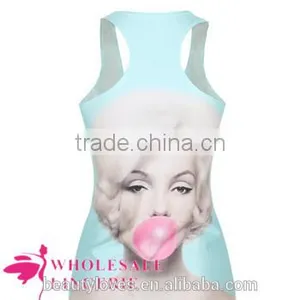 Marylon Manson Print Women Tank Top ,women Summer Vest,T Shirt thumbnail-3