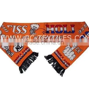 Satin Football Fan Scarf thumbnail-1