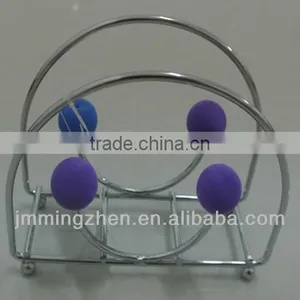 Iron Wire Napkin Holder, Chrome Finish thumbnail-1