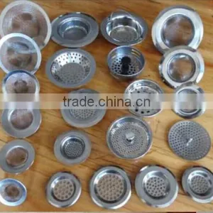 YS Factory Cheap Stainless Steel Perforated Sink Basket Strainer/metal Filter Strainer With Large Wide Rim/drain Strainer Basket thumbnail-3