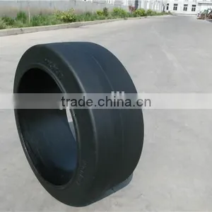 Swivel Press on Solid Rubber Tire for Trailer China Supplier thumbnail-6