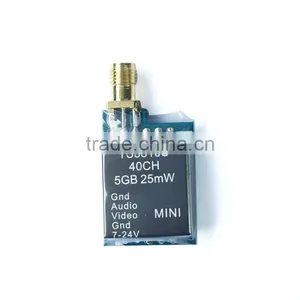 FPV TS5813S 5.8G 25mW 40CH Mini AV Wireless Transmitter For Mini Multicopter QAV250 thumbnail-1