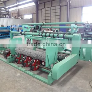 Automatic Chain Link Fence Diamond Mesh Making Machine to Make Wire Mesh Fence China thumbnail-3