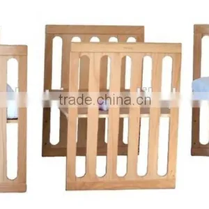 Fashion Model 5 in 1 Wooden Round Baby Cot Baby Crib thumbnail-3
