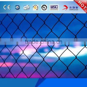 Anping Factory Cheap Price High Security Black PVC Coated Chain Link Fence For Pool thumbnail-1