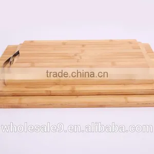 Eco-Friendly Strong Bamboo Wood Cutting Board Set thumbnail-3