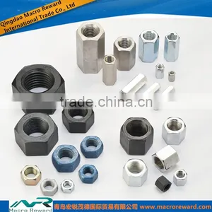 SAE ASTM Heavy Nut, High Nut, Coupling Nut Hex Nut of 304 316 Q235 thumbnail-1