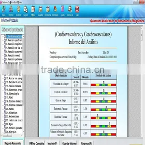 Free Updated Latest Version Quantum Magnetic Body Analyzer Body Fat Scale CE Approved thumbnail-5